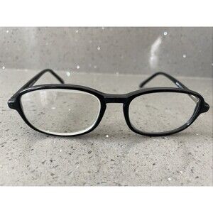 MODERN RALPH EYEGLASSES Frames ONLY SHINY BLACK 52-17-140 Full Rim Oval Square